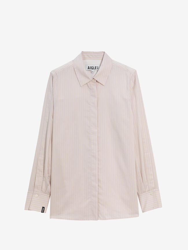 Aigle Chemise Manches Courtes à Rayures Fines Pour Femmes COOLMAX® Dft Catégories