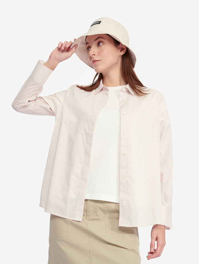 aigle Chemise manches courtes à rayures fines pour femmes COOLMAX® dft catégories