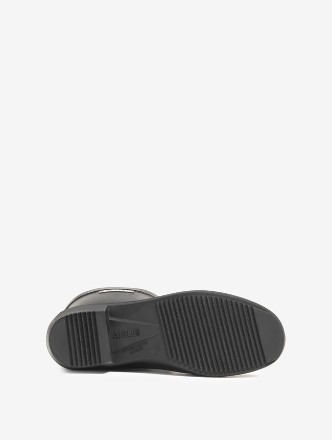 Aigle La Botte De Pluie à Talon Aux Détails équestres Bottes