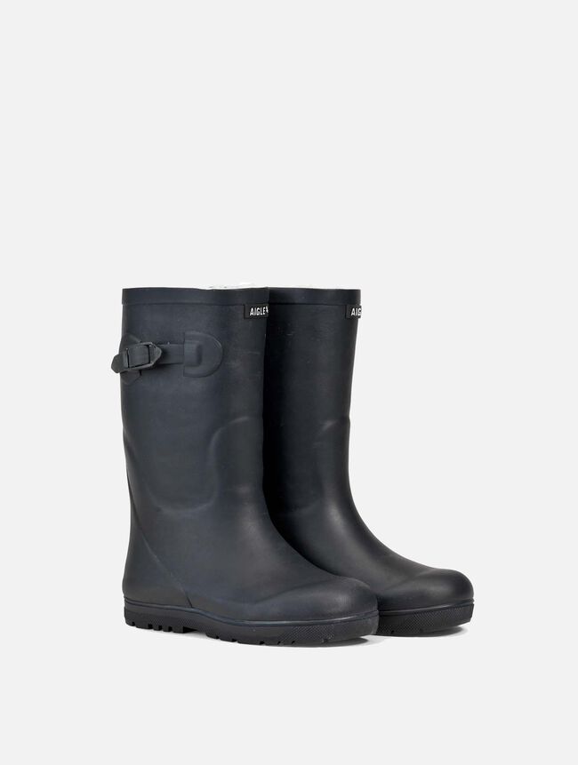 Aigle La Botte Enfant à Semelle Crantée En Version Fourrée Enfant