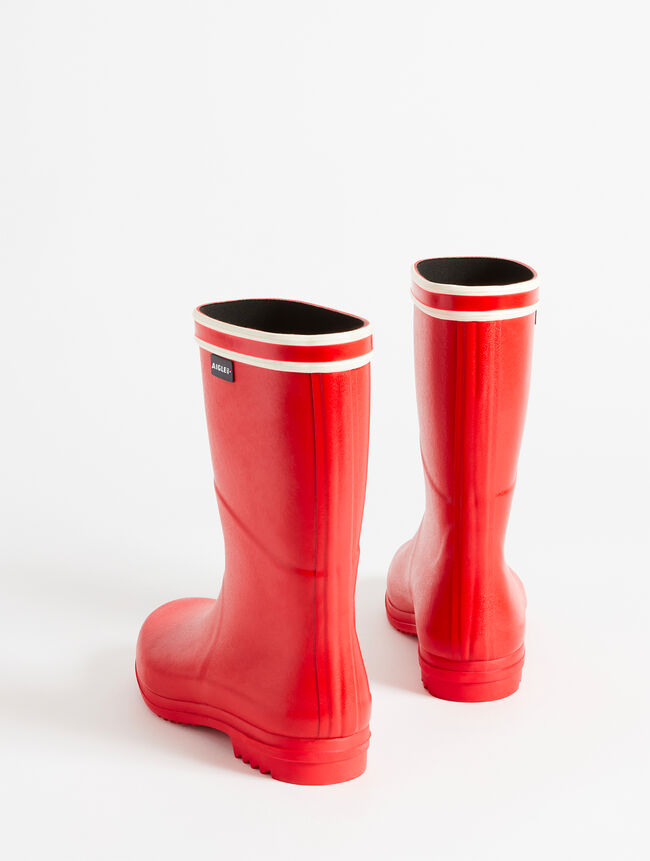 Aigle La Botte Signature Double Bande Fabriquée En France Femme