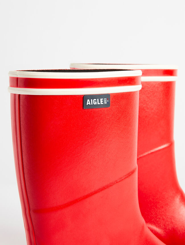 Aigle La Botte Signature Double Bande Fabriquée En France Femme