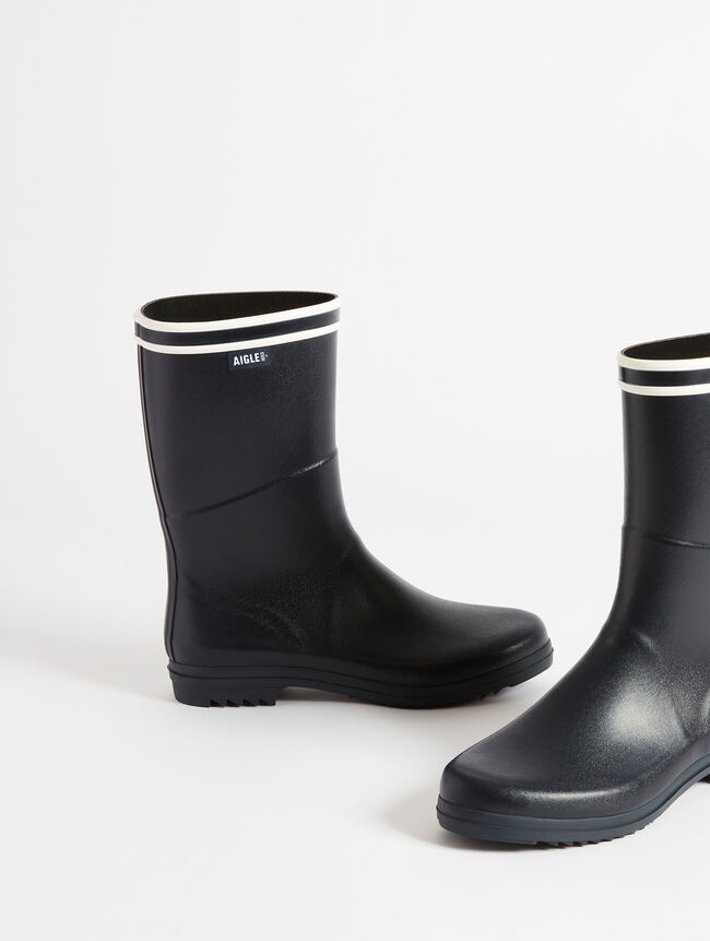 Aigle La Botte Signature Double Bande Fabriquée En France Femme