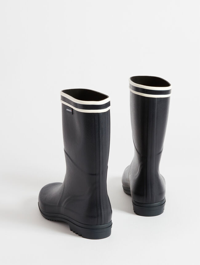 Aigle La Botte Signature Double Bande Fabriquée En France Femme