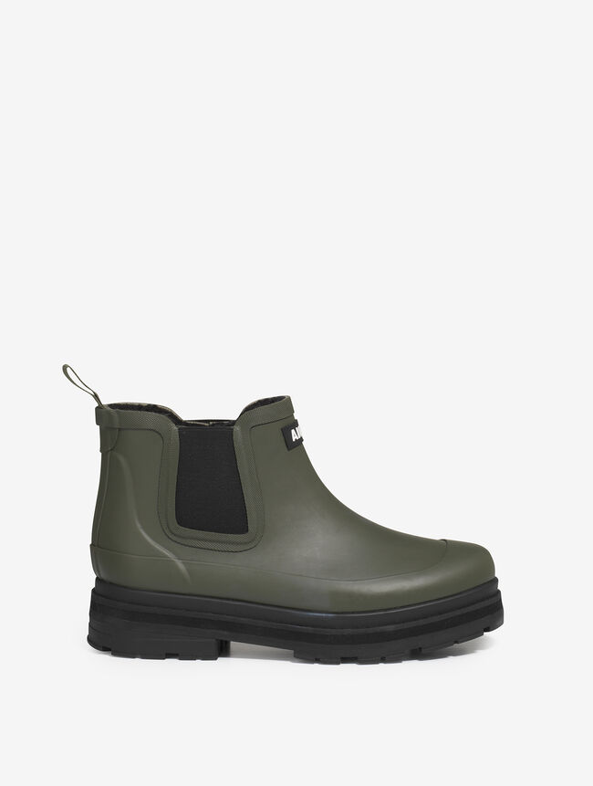 aigle La bottine de pluie fourrée hybride pour un style à toute épreuve femme