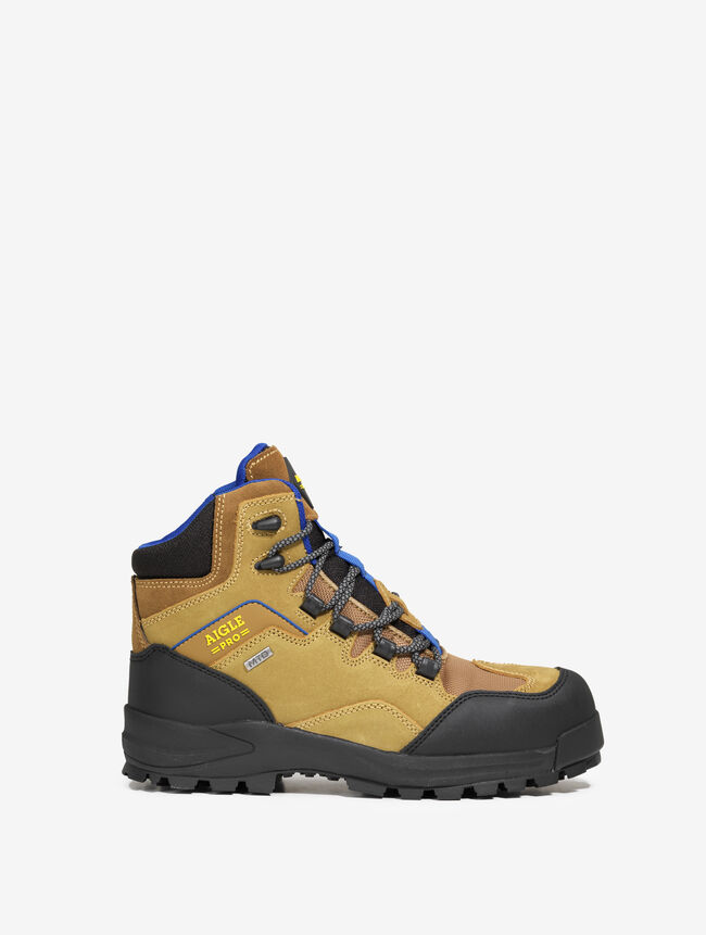 aigle La chaussure de sécurité en cuir étanche et respirante homme