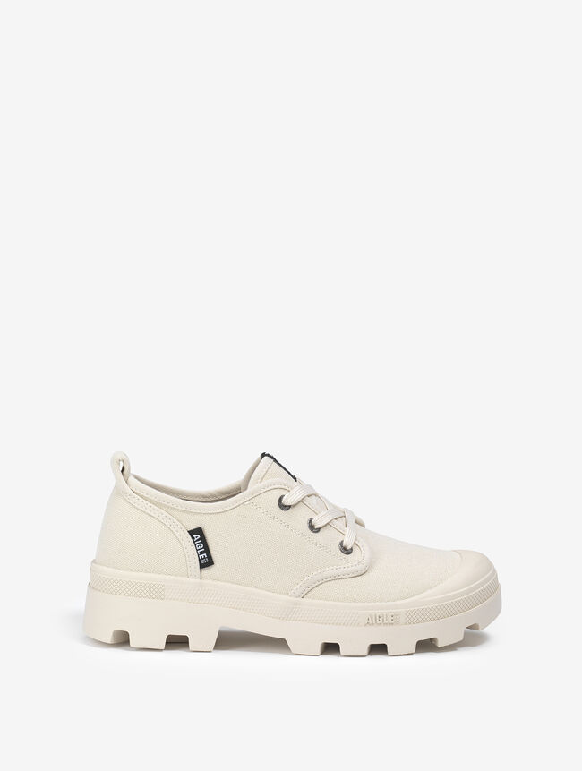 aigle La chaussure polyvalente en coton recyclé en version basse homme