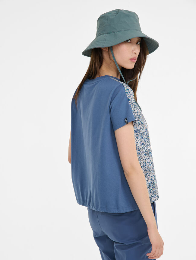 Aigle T-shirt Bi-matiere En Tissu Liberty Catégories