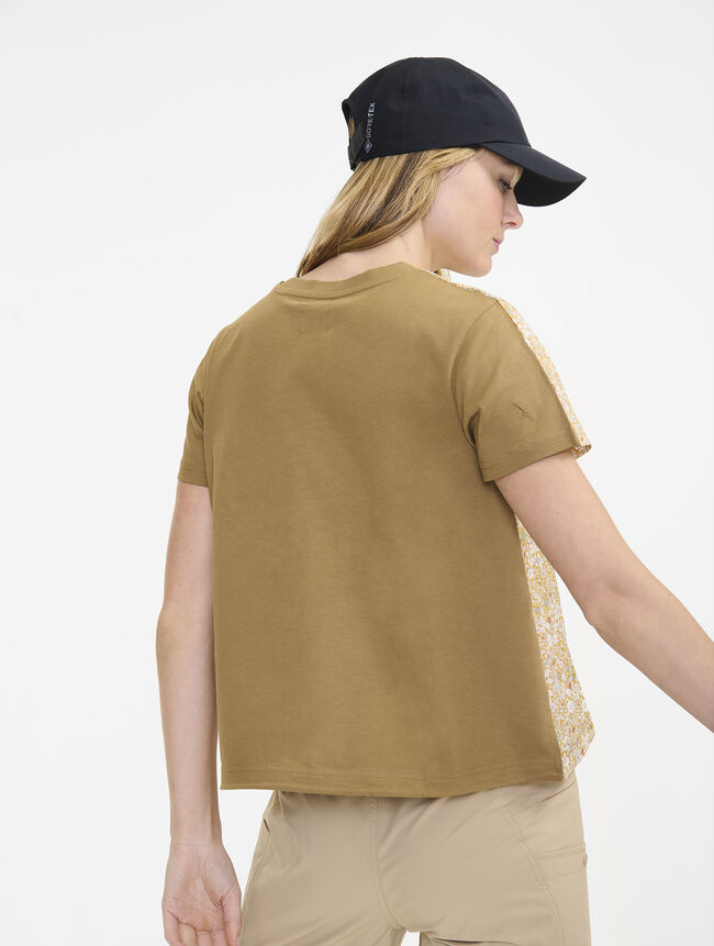 Aigle T-shirt Bi-matiere En Tissu Liberty Catégories