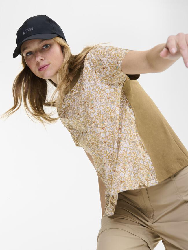 aigle T-shirt bi-matiere en tissu Liberty catégories