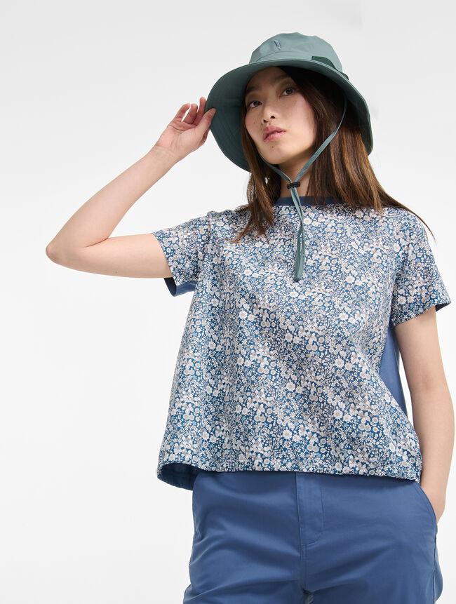 aigle T-shirt bi-matiere en tissu Liberty catégories