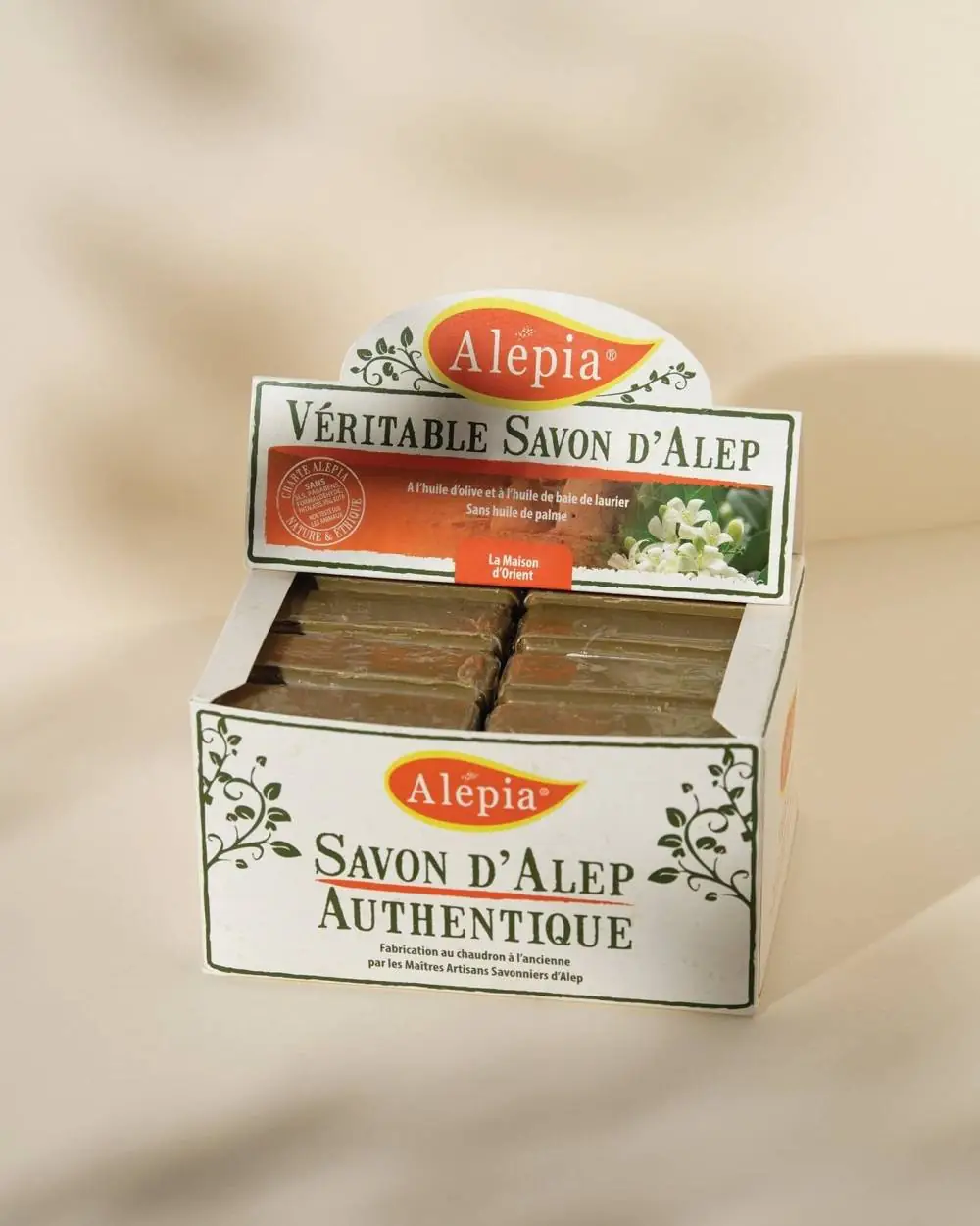 Alepia 10x Savon D'Alep Premium Au Lait Frais De Chèvre - Vrac