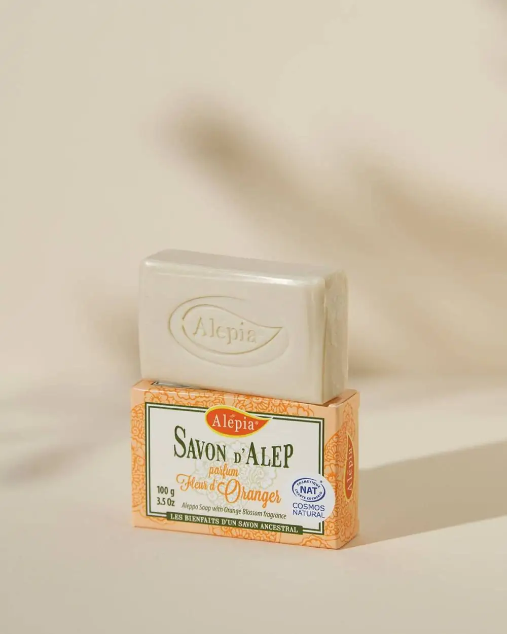 alepia 3x Savon d'Alep Prestige à la Fleur d'Oranger