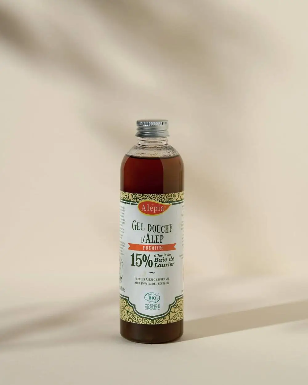 alepia 3x Gels douche d'Alep Premium 15% Laurier