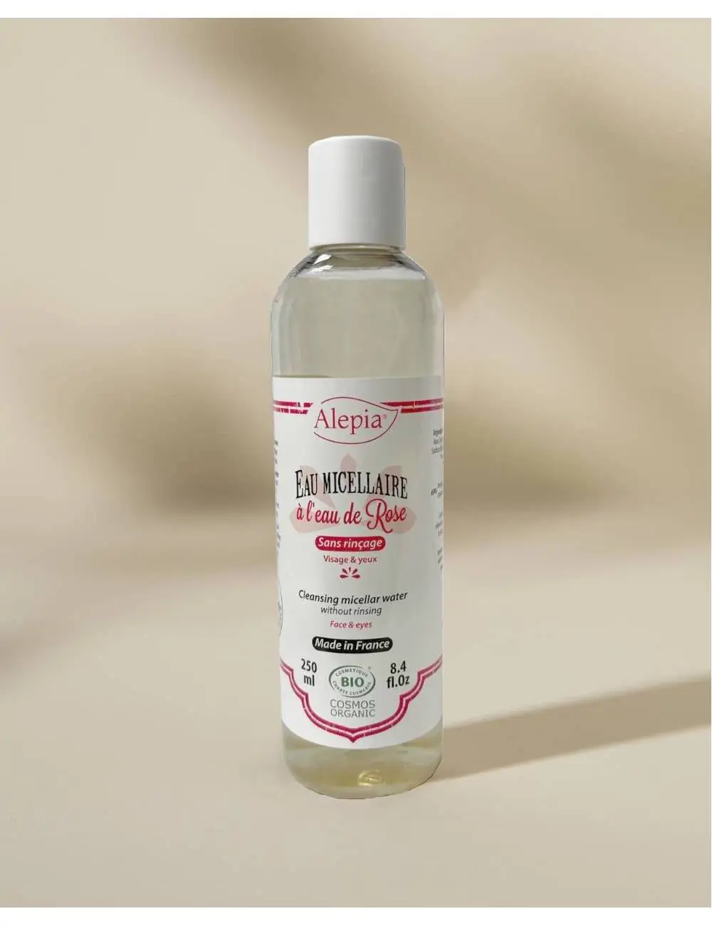alepia Eau micellaire Bio à la vraie eau de rose