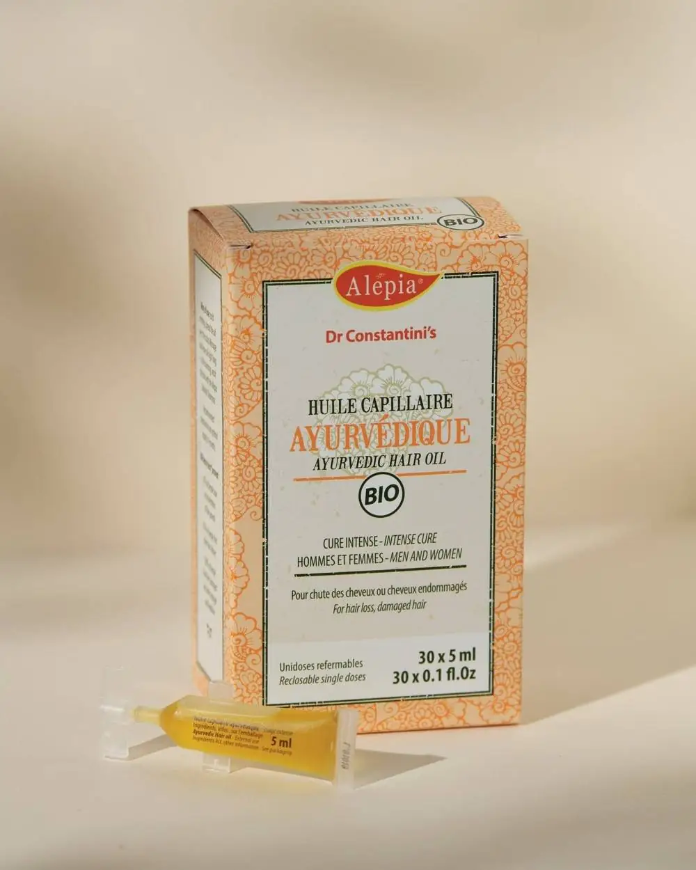 alepia Huile Capillaire Ayurvédique - 30 ampoules