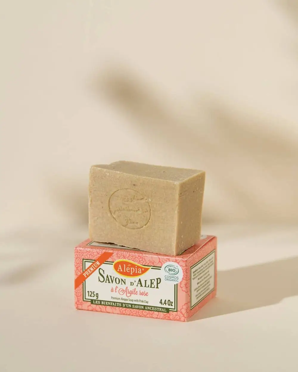 alepia Savon d'Alep Premium à l'Argile Rose