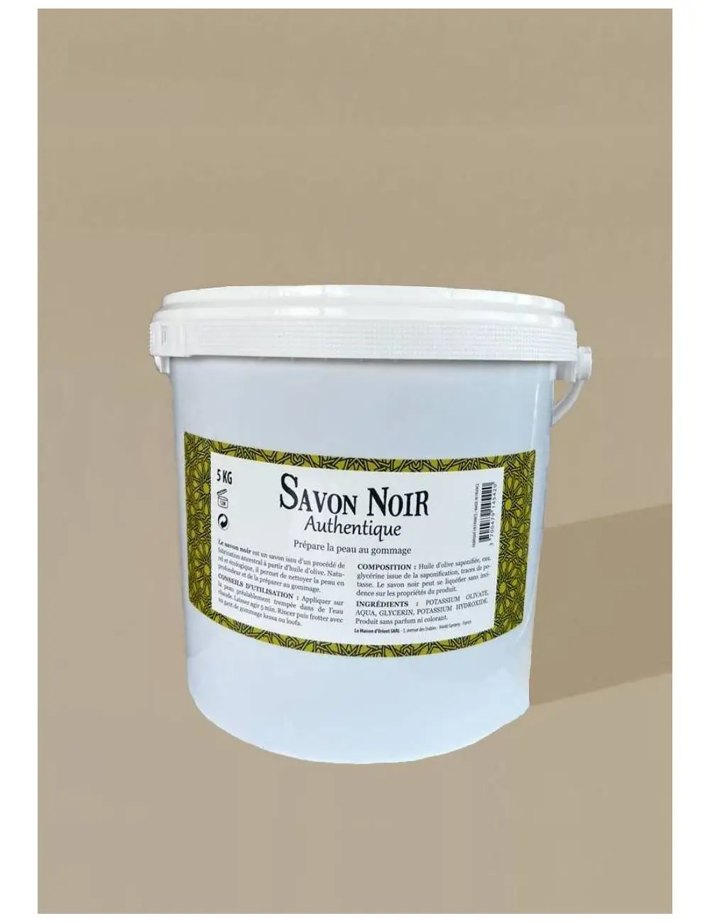 alepia Savon noir Authentique - Seau 5 kg