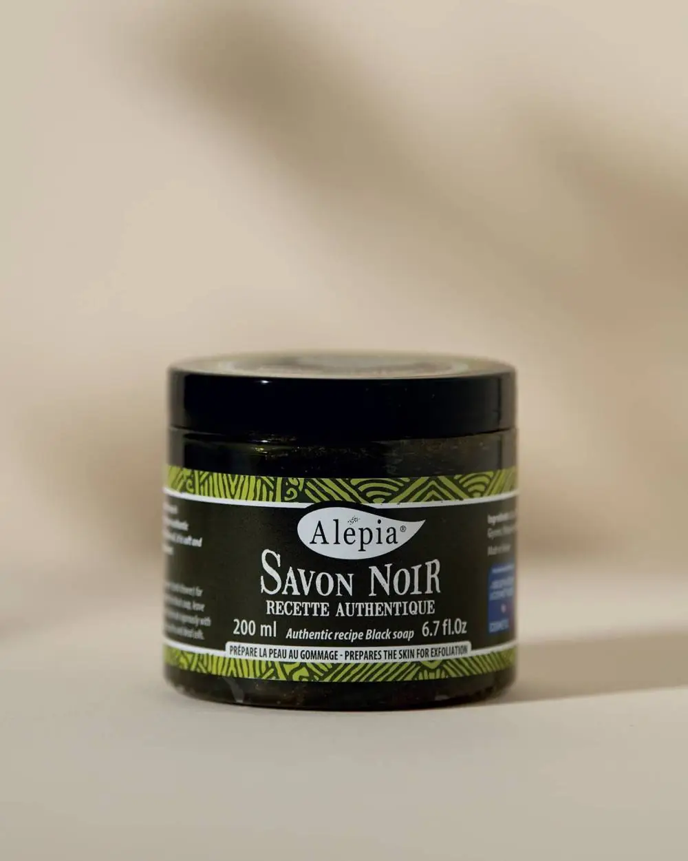 Alepia Savon Noir Premium Bio à L'huile D'Argan