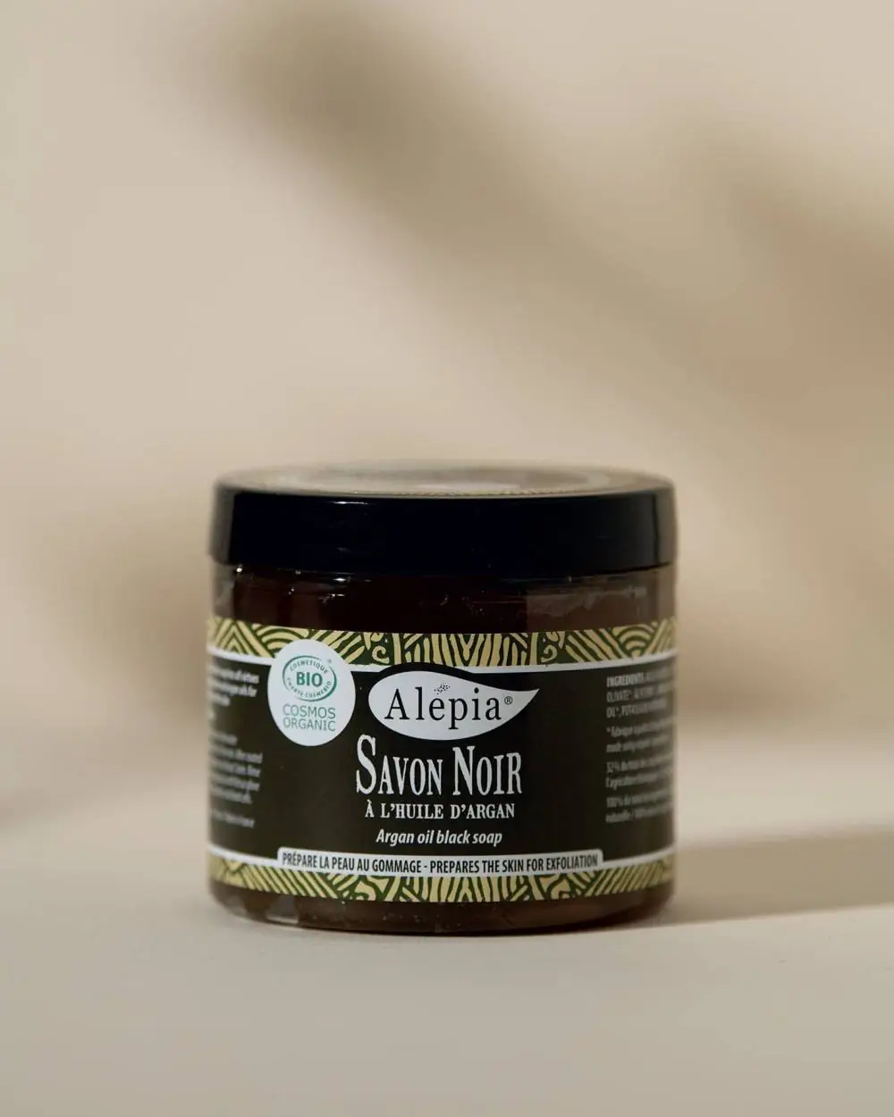alepia Savon noir Premium Bio à l'huile d'Argan