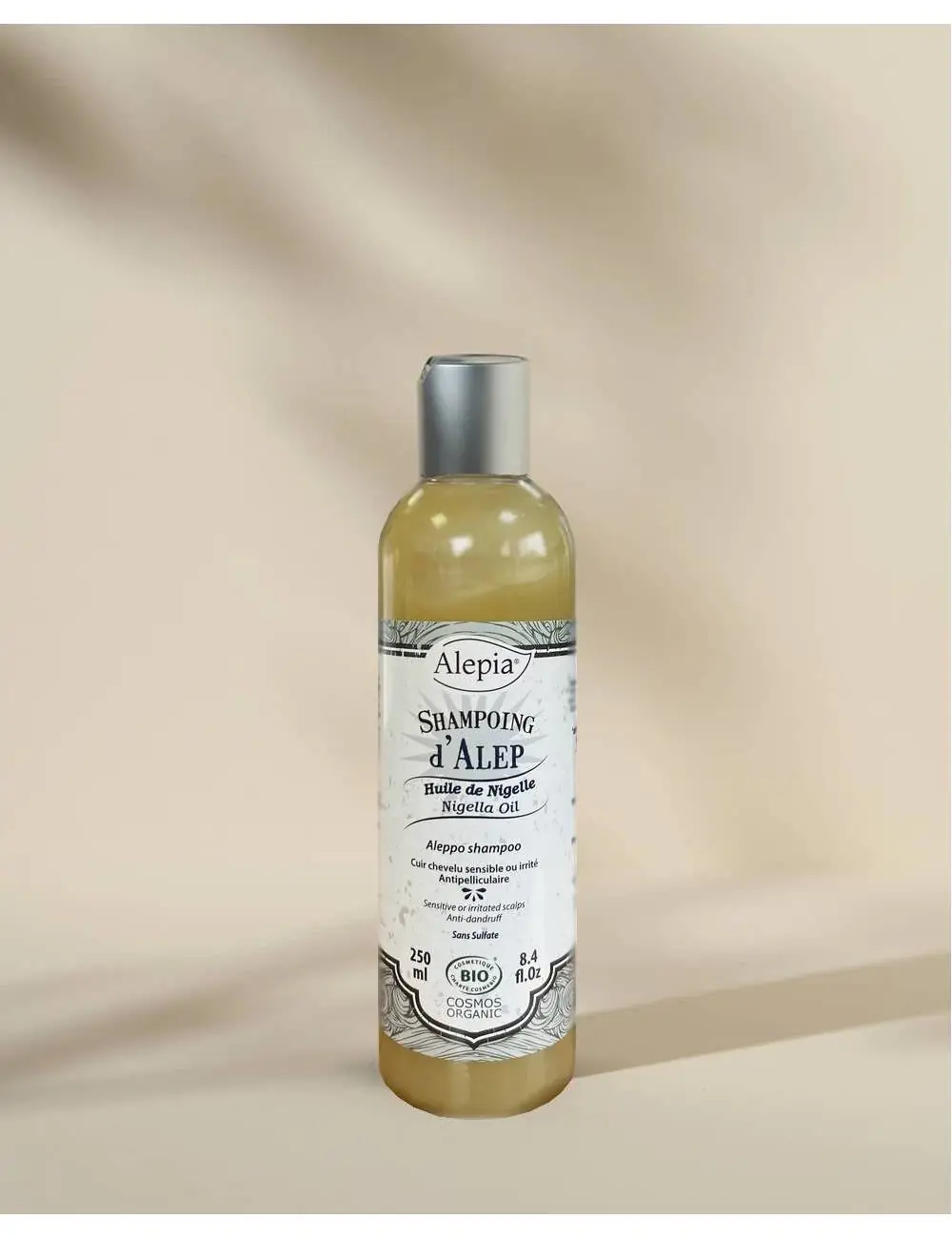 alepia Shampoing d'Alep Bio à l'huile de Nigelle