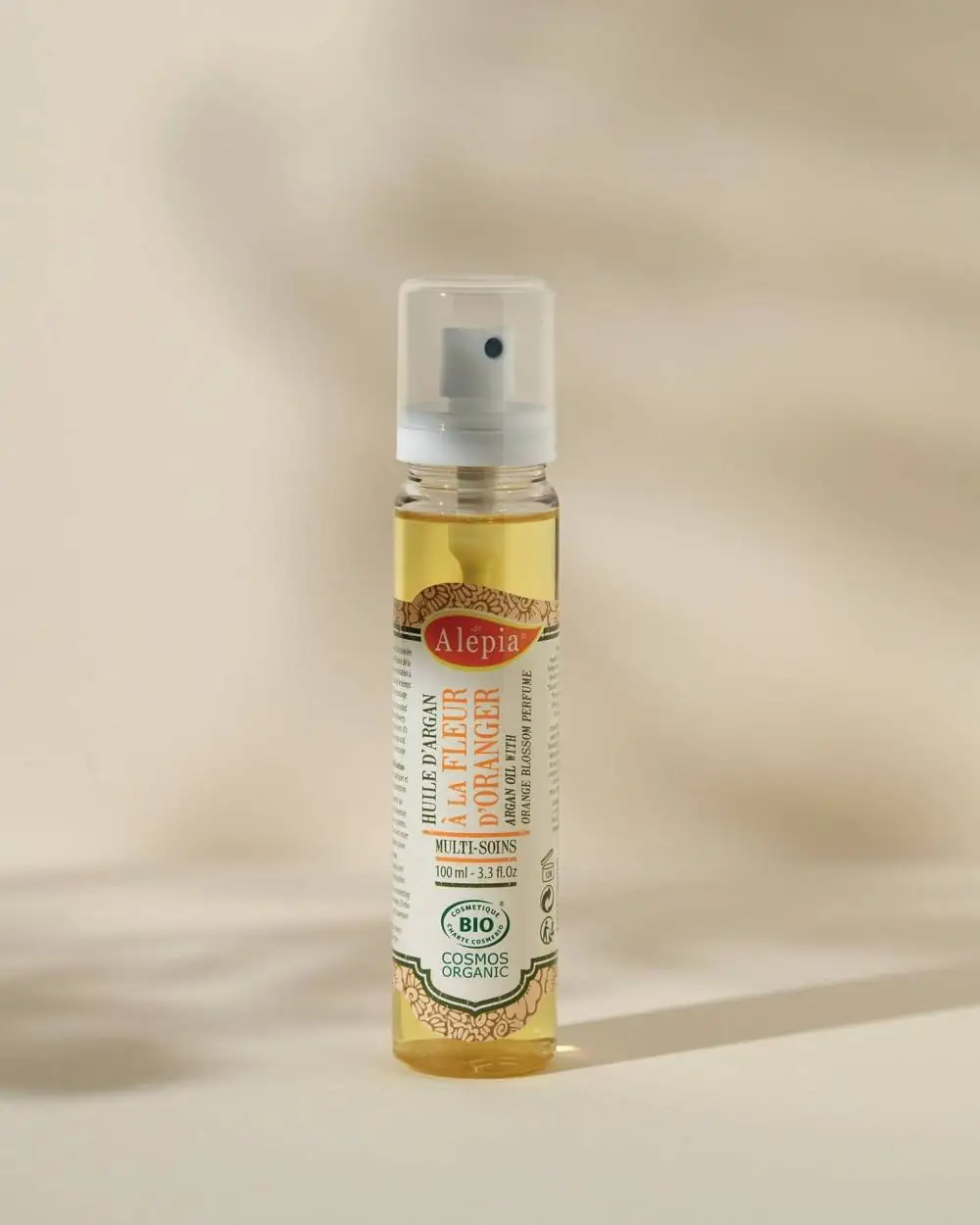 alepia Huile d'Argan Bio parfumée à la fleur d'Oranger