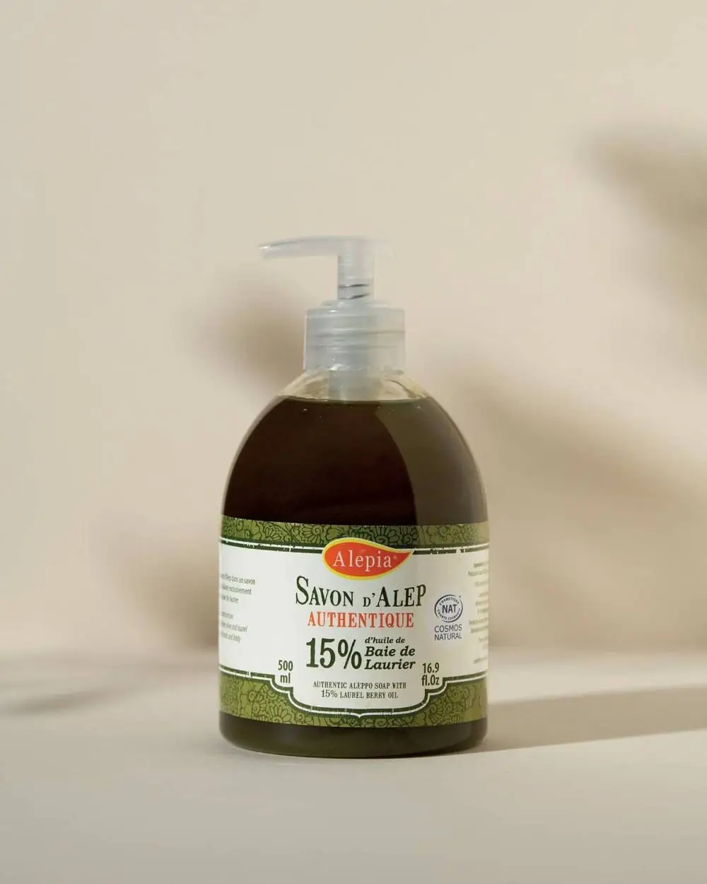 Alepia Savon D'Alep Liquide Authentique 15% Laurier - Bidon 5L