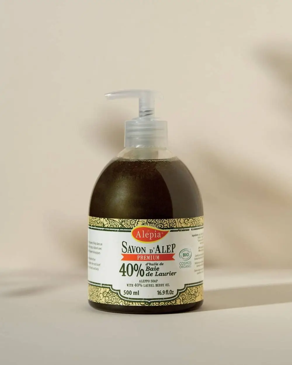 Alepia Savon D'Alep Liquide Premium 40% Laurier - Bidon 5L