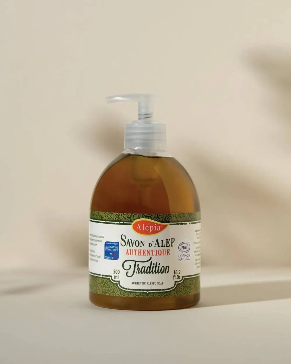 Alepia Savon D'Alep Liquide Premium Tradition 1% Laurier