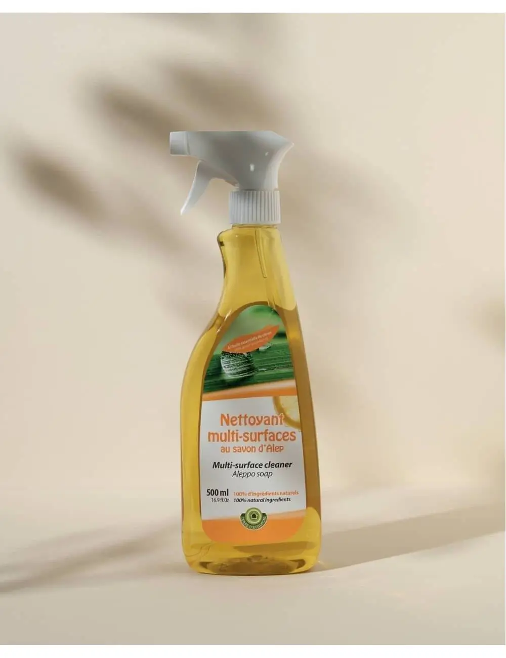 alepia Spray nettoyant multi-surfaces au savon d'Alep