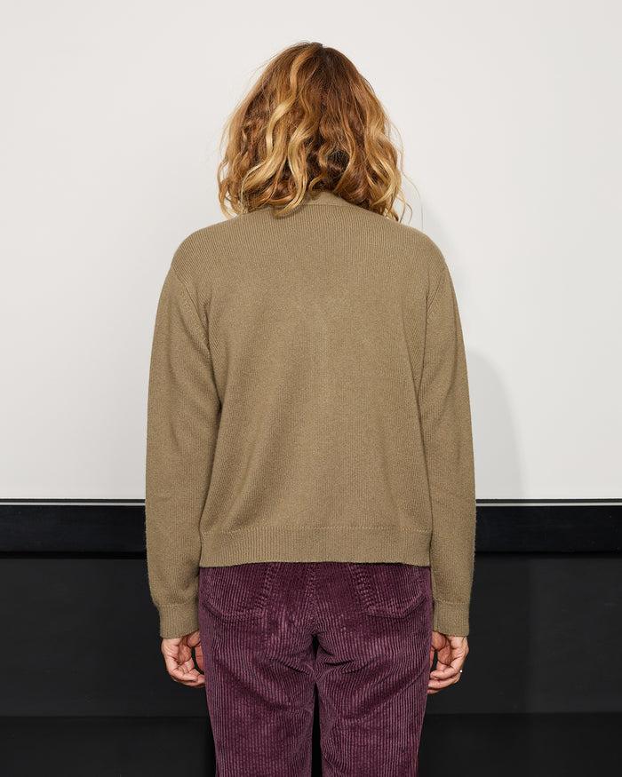 Alexandra Golovanoff Cardigan Granny Kaki 17