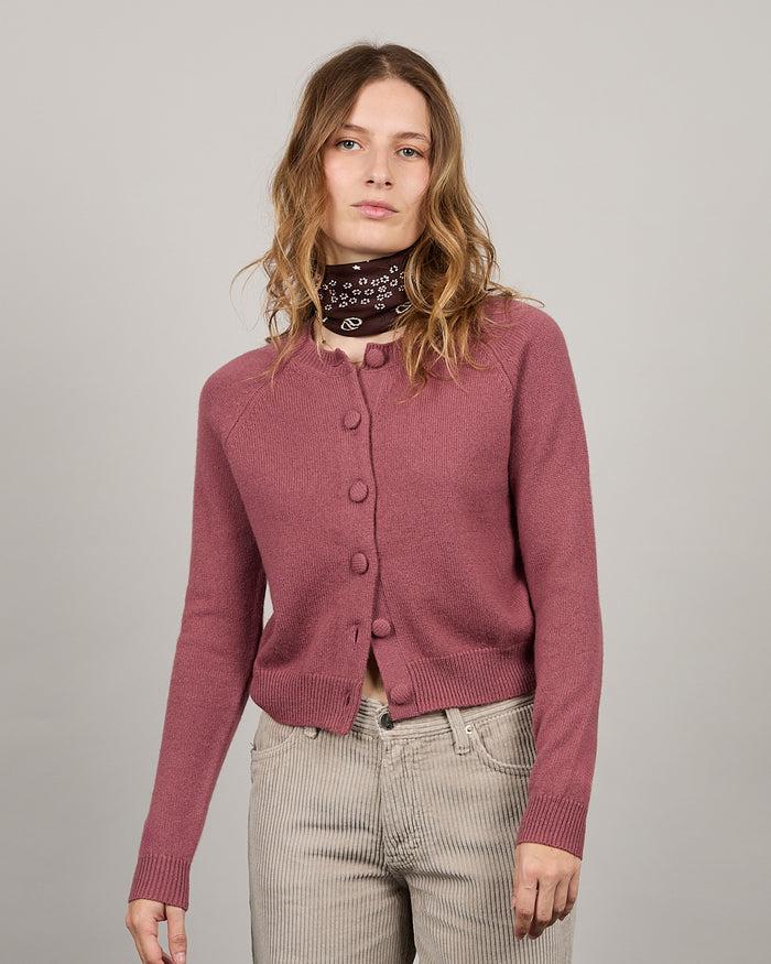 alexandra golovanoff Cardigan Mila blush 17