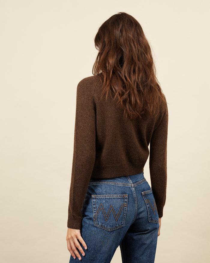 Alexandra Golovanoff Cardigan Mila Brown 15