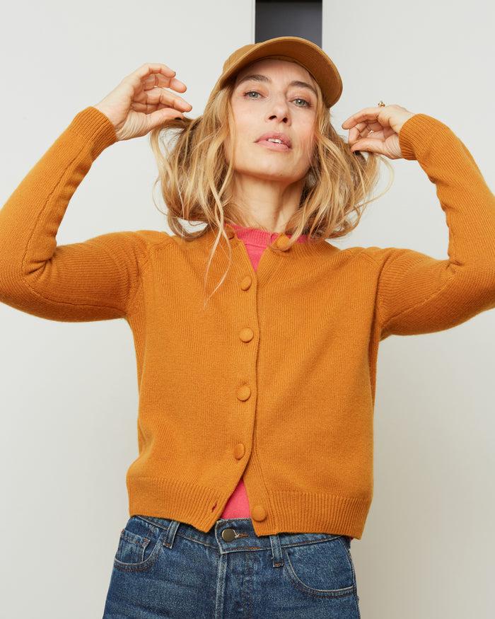 alexandra golovanoff Cardigan Mila havane 13