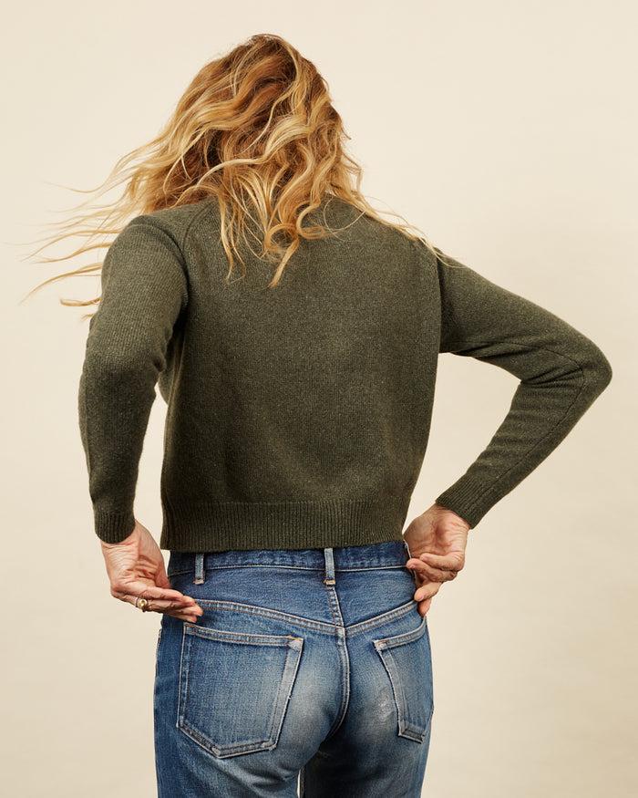 Alexandra Golovanoff Cardigan Mila Kaki 15
