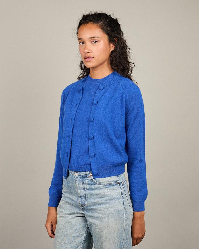 Alexandra Golovanoff Cardigan Mila Light Blue 18