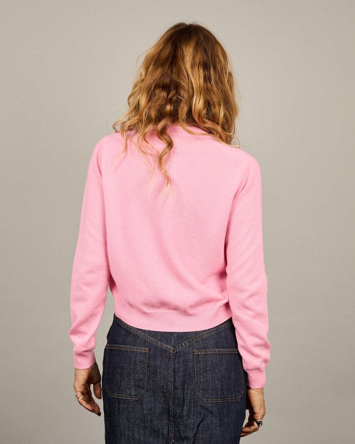 Alexandra Golovanoff Cardigan Mila Light Blush 18