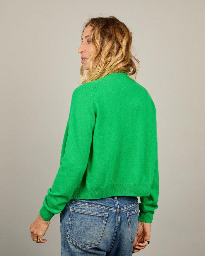 Alexandra Golovanoff Cardigan Mila Light Green 18