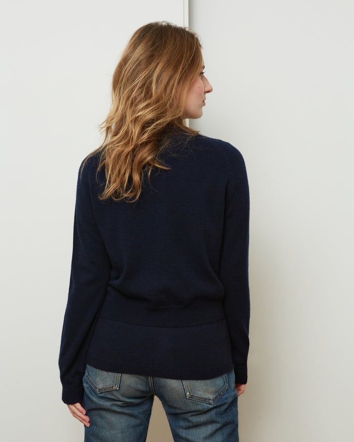 Alexandra Golovanoff Cardigan Mila Light Navy 16