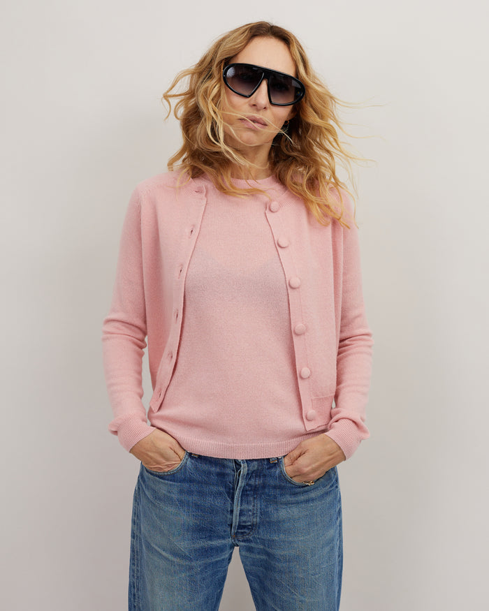 Alexandra Golovanoff Cardigan Mila Light Powder 16