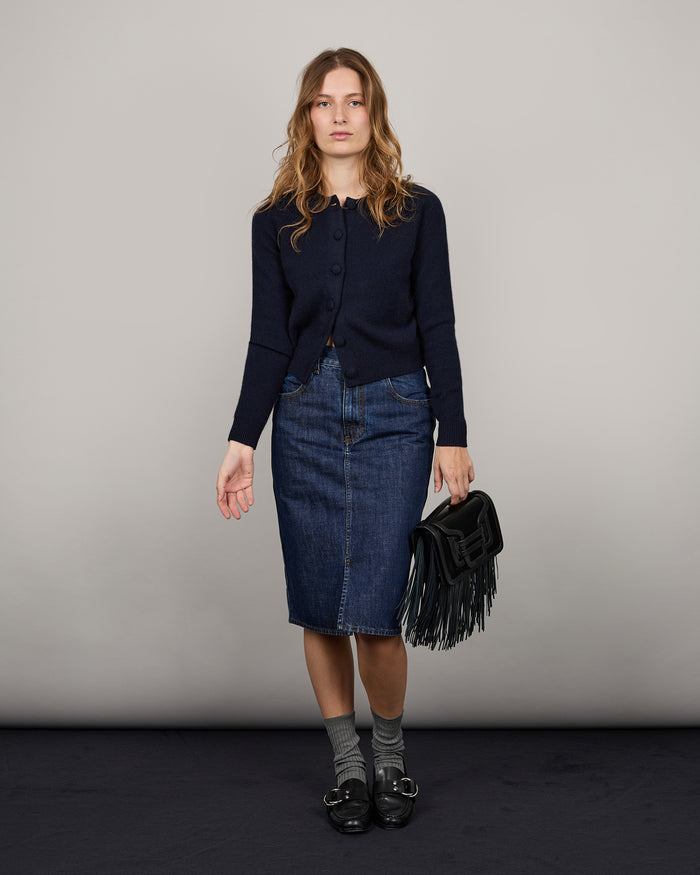 alexandra golovanoff Cardigan Mila navy 17