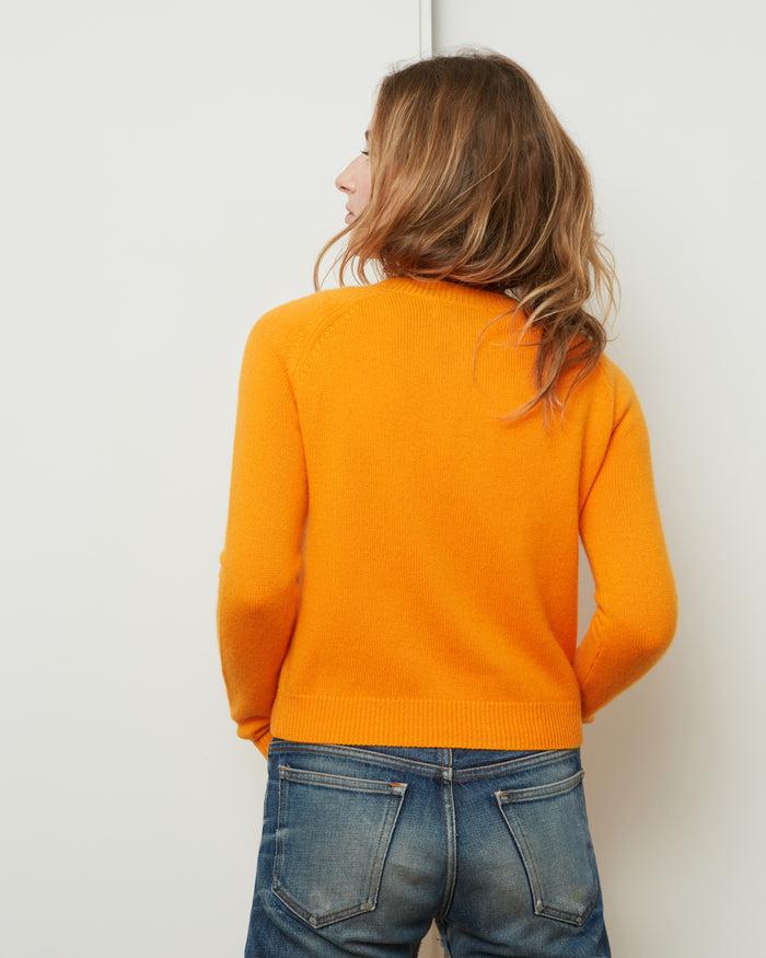 Alexandra Golovanoff Cardigan Mila Orange 13