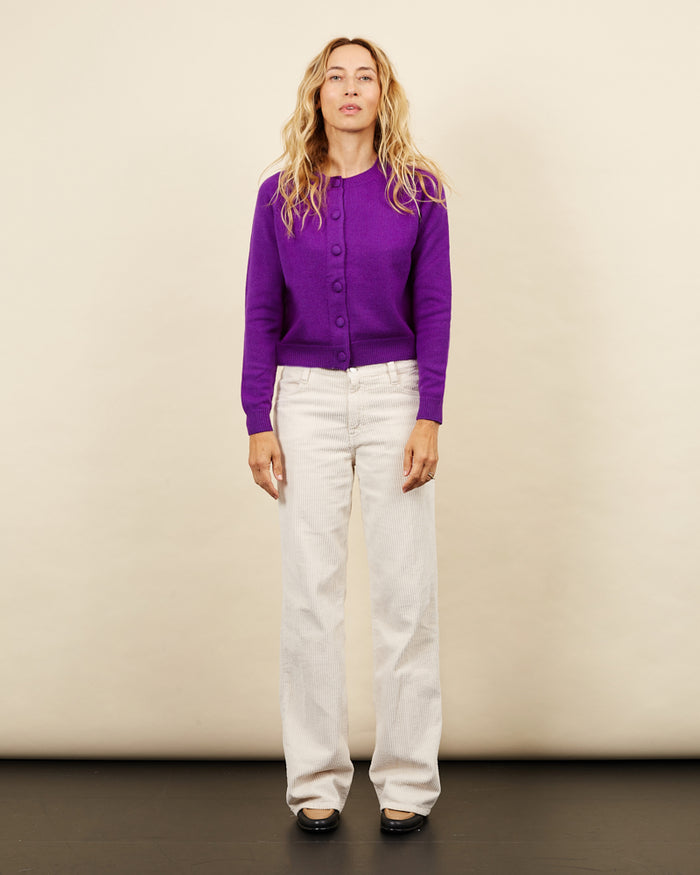 alexandra golovanoff Cardigan Mila purple 15