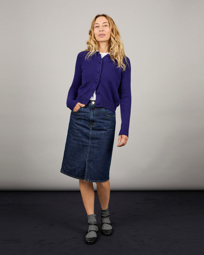 alexandra golovanoff Cardigan Mila purple 17