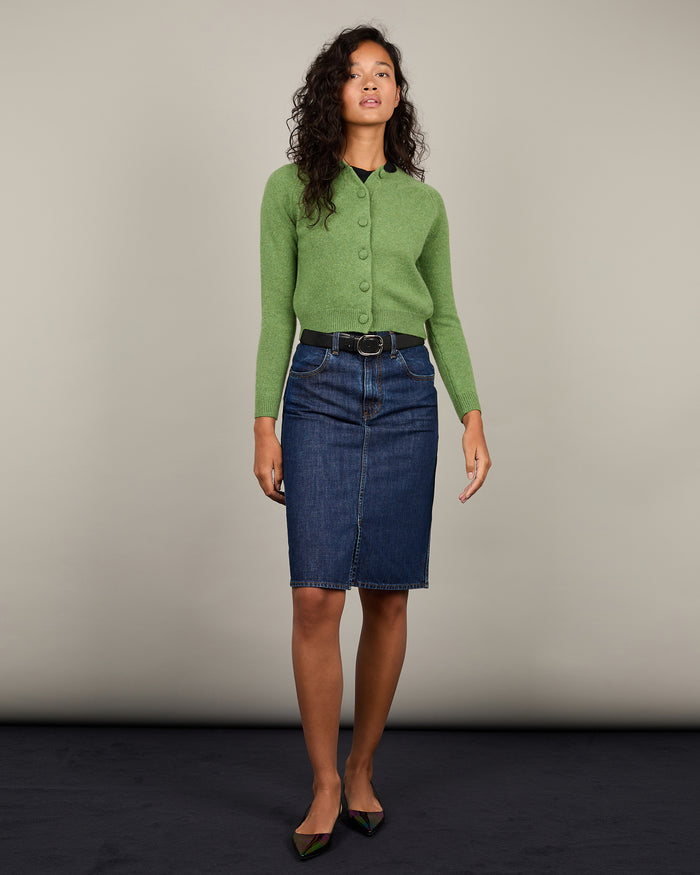 alexandra golovanoff cardigan Mila vert 17