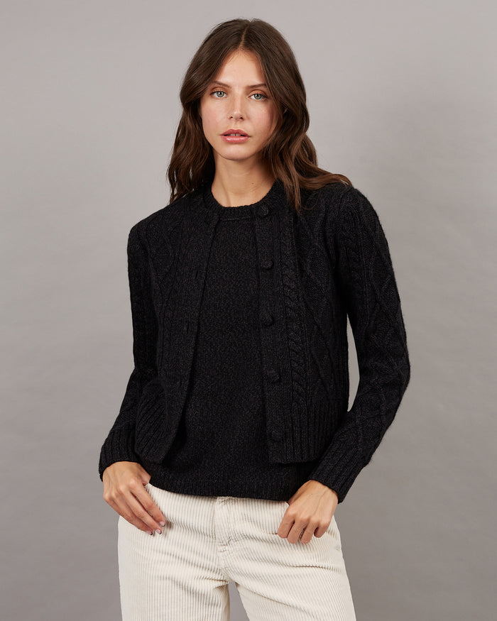 alexandra golovanoff Cardigan Tam dark 15