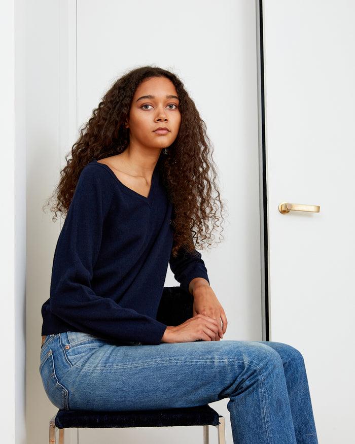 alexandra golovanoff Catherine Light navy 13