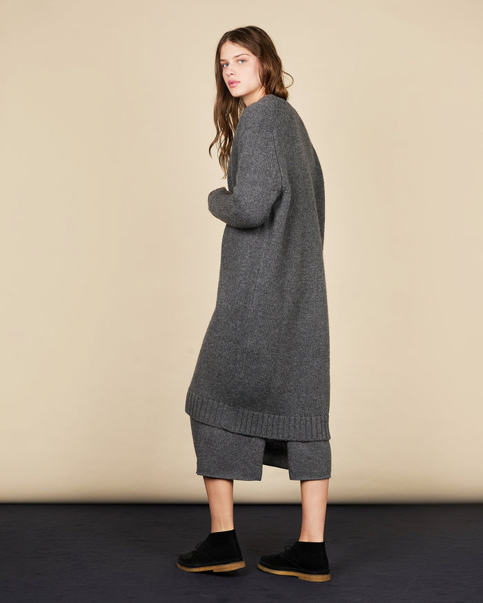 Alexandra Golovanoff Coat Cardi Charbon 17