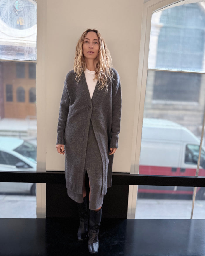 Alexandra Golovanoff Coat Cardi Charbon 17