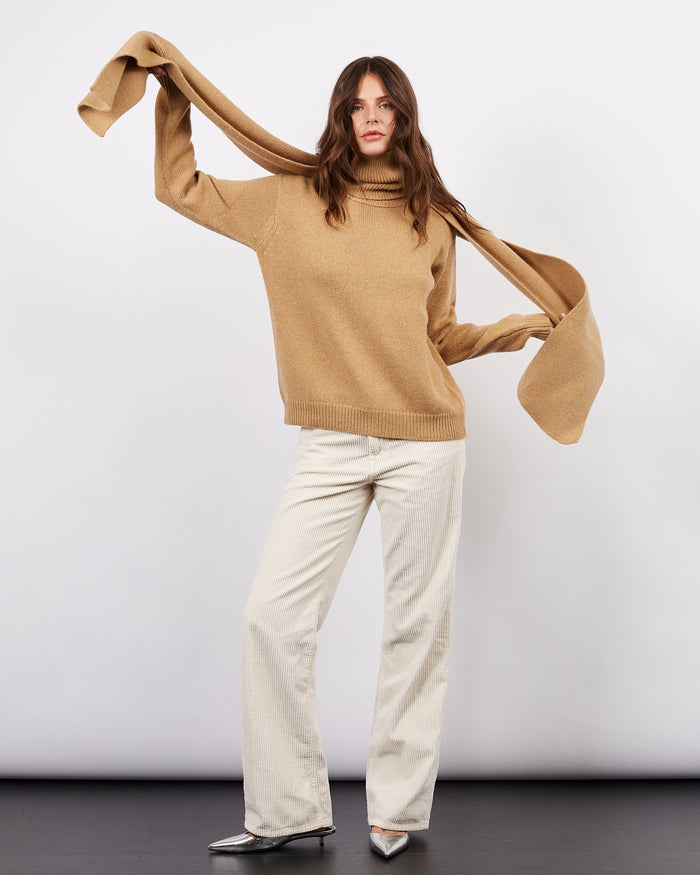 alexandra golovanoff Col-écharpe camel 15